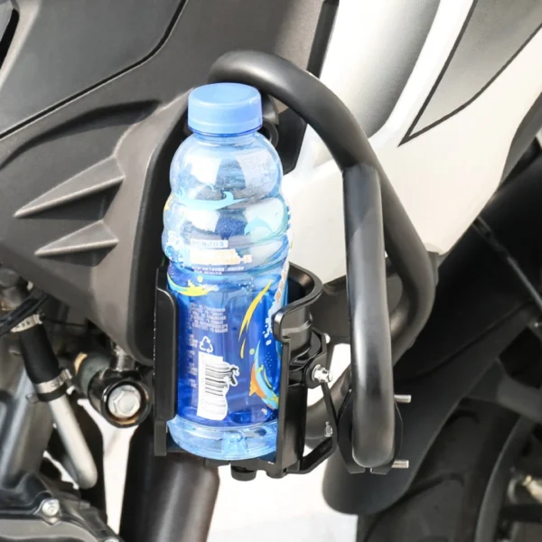 Convenient water bottle holder designed for easy carrying during outdoor excursions.